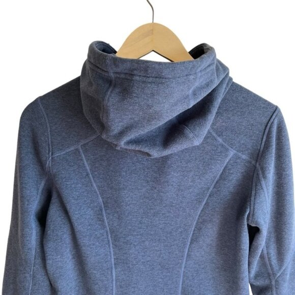 Athleta Daybreak Hooded Jacket Size Small Heather Blue - Picture 9 of 14